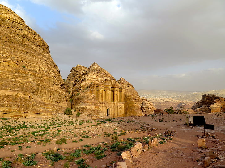 Petra, Jordanie, Moyen Orient, désert, paysage, Rock - objet, sable