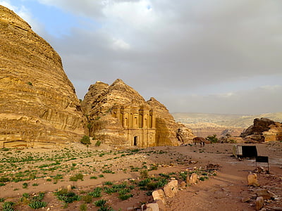 petra, jordan, middle east, desert, landscape, rock - Object, sand