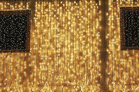 karácsonyi fények, lámpa, LED világítás, Karácsony