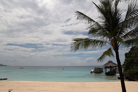 filipínské lotto centrální, pláž, Long beach island