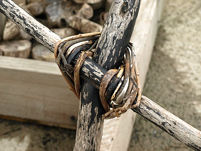 kayu, koneksi, Salib, simpul, bersama-sama, Bar, batang