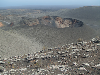 兰萨罗特岛, 岩浆, 火山, 自然, 污垢, 山, 熔岩
