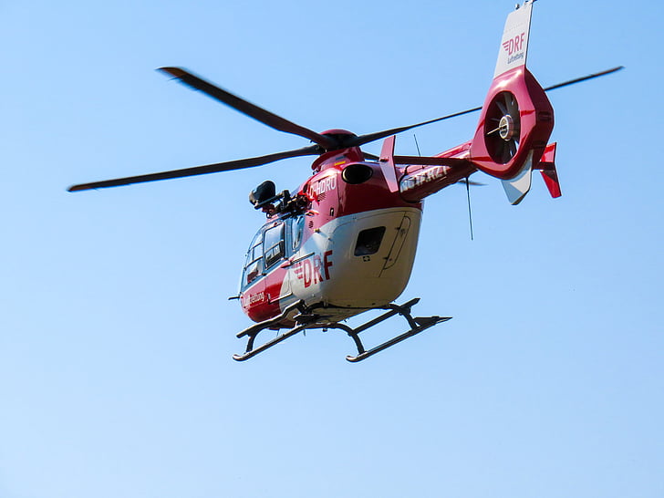 хеликоптер, лети, спасяване, ротор, плаващи, въздух превозно средство, службите за спешна помощ