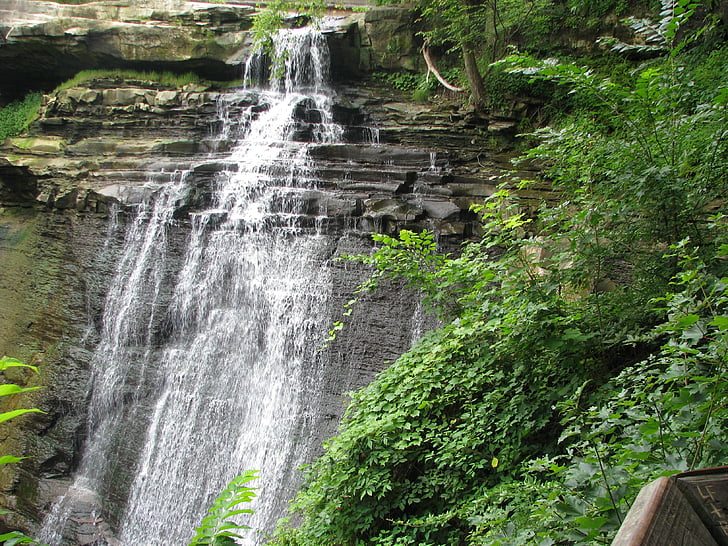 Cuyahoga valley national park, Brandywine vodopády, Ohio, vodopád