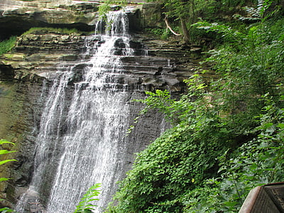Cuyahoga долина национален парк, Brandywine пада, Охайо, водопад
