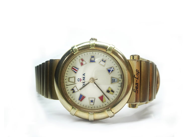 klok, horloge, tijd, goud, luxe, Mark, afbeelding