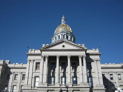 Denver, Capitol, Colorado, cúpula, edifici, EUA, arquitectura