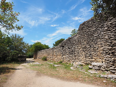 Village des bories, Museu ao ar livre, preservação histórica, Museu, parede de pedra, alvenaria de pedra seca, arquitetura