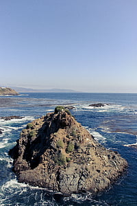 roca, Isla, mar, agua, Océano, Costa, al aire libre