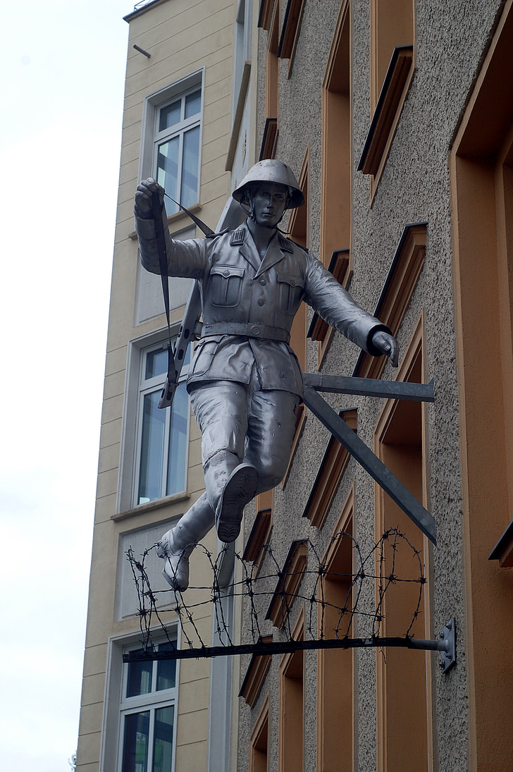 Berlin, symbol, besættelsen, soldat, undslippe, Hero, statue