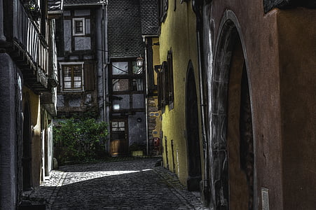 Riquewihr, Alsace, Frankrig, Fotofilter, filter, HDR