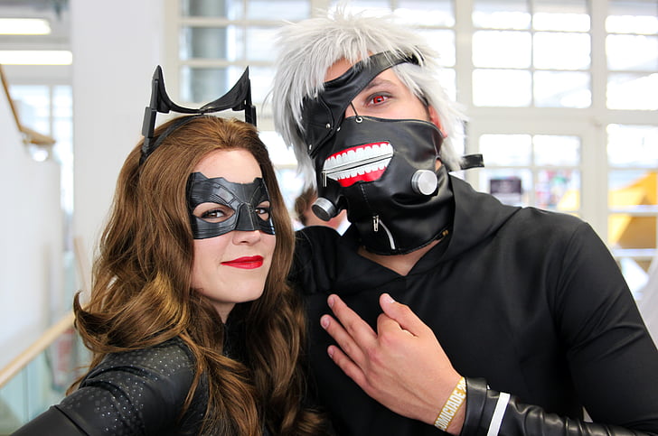 Free photo: cosplay, anime, manga, catwoman, batman, panel, kenkaneki - Hippopx