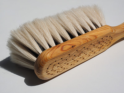 brush, goat hair brush, goat hair, clean, wipe, feather duster, paintbrush