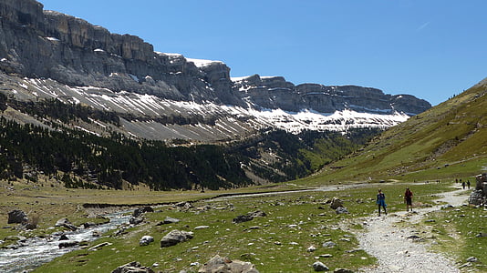 údolí Ordesa, Španělsko, Pyrénées, údolí ordesa, Příroda, Hora, krajina