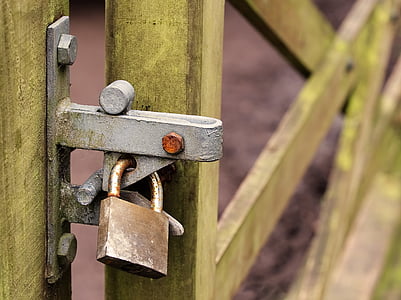 locked, gate, padlock, security, closed, secure, blocked
