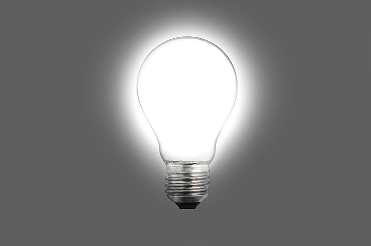 bulb, light, white, concept, bright, photography, electric