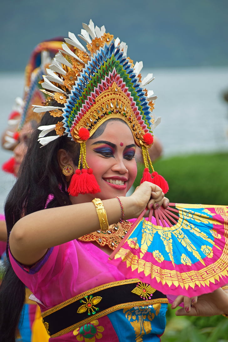 Bali, Indonézia, utazás, templom, templom táncos, táncos, hagyomány