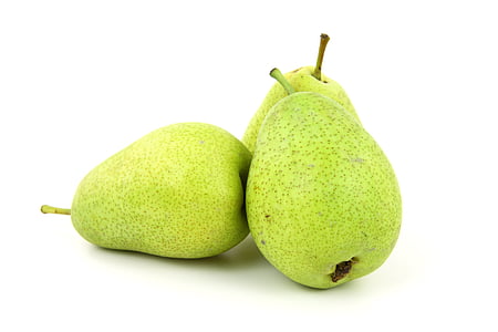 food, fresh, fruit, green, isolated, organic, pear