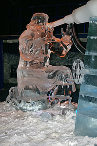 ice age, ice figures, art, erdbeerhof, exhibition, cold, snow