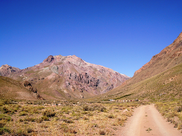 Gunung, Mendoza, pemandangan, alam