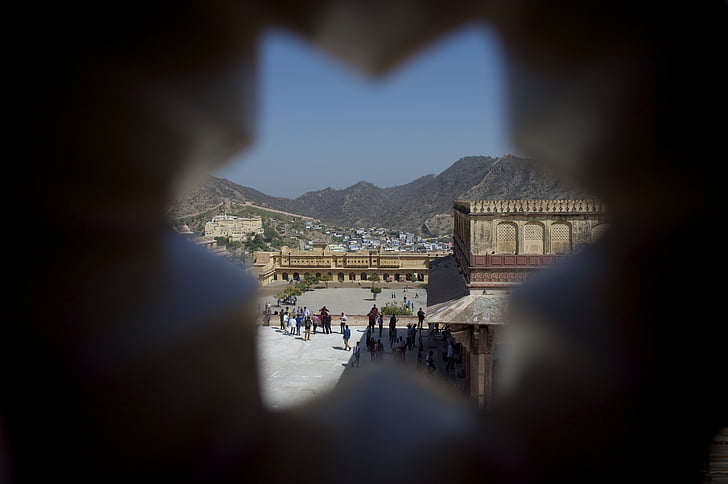 Amer, Fort, Jaipur, Rajasthan, Indien, turisme