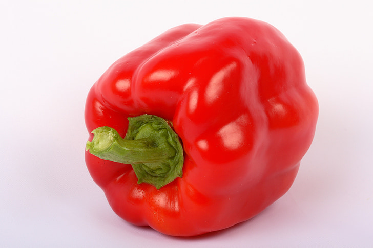 sweet pepper, vegetable, red