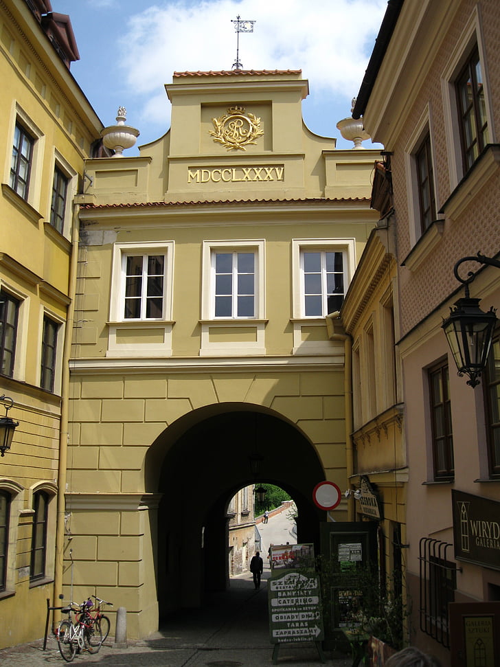 Lublin, sokak, eski şehir