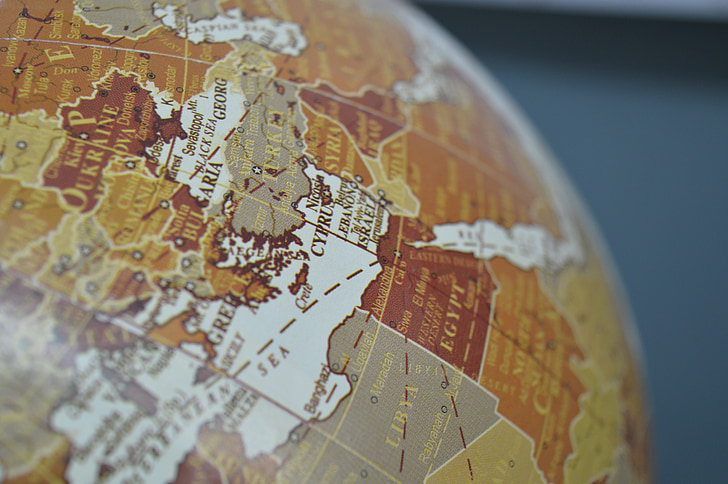 глобус, карта, страни, земята, глобални, География, карта на света
