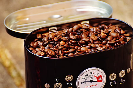 kohvi tina, kohvi, kohvioad, kohvik, Röstitud, Kofeiin, pruun