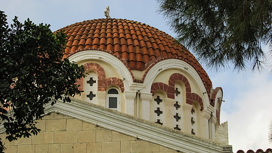 cyprus, sotira, church, metamorfosis, architecture, dome, religion