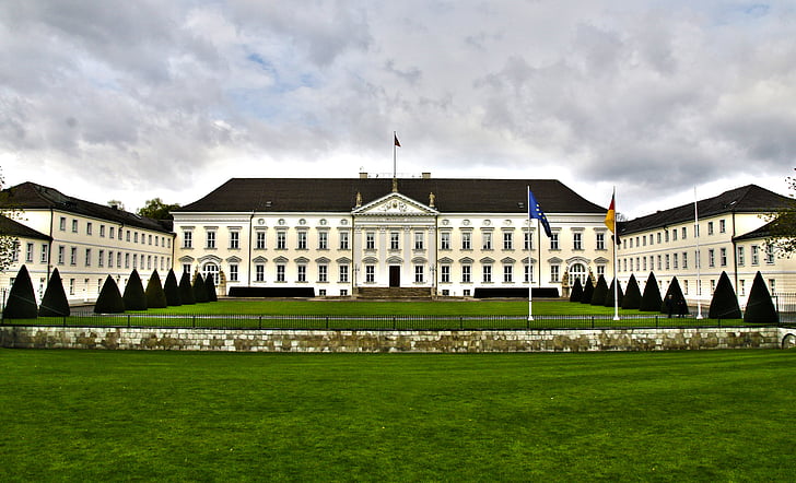 Castle, a Schloss bellvue, Bellvue, Berlin, Nevezetességek, szövetségi elnök, Landmark