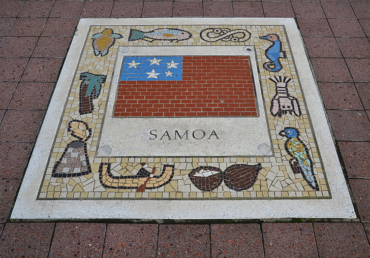 Samoa, Team-emblem, Flagge, Rugby, Farbe, Emblem, Symbol