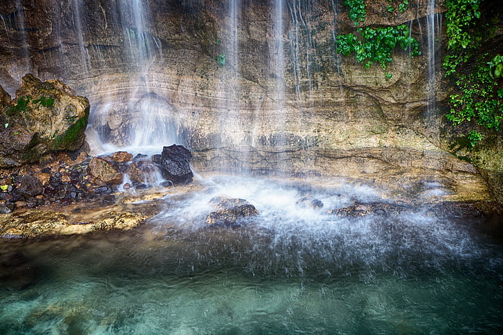 nature, el salvador, water, waterfalls, water fall, rocks, jets of la calera