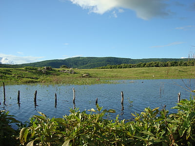 rybník, vidieka, uiraúna-pb