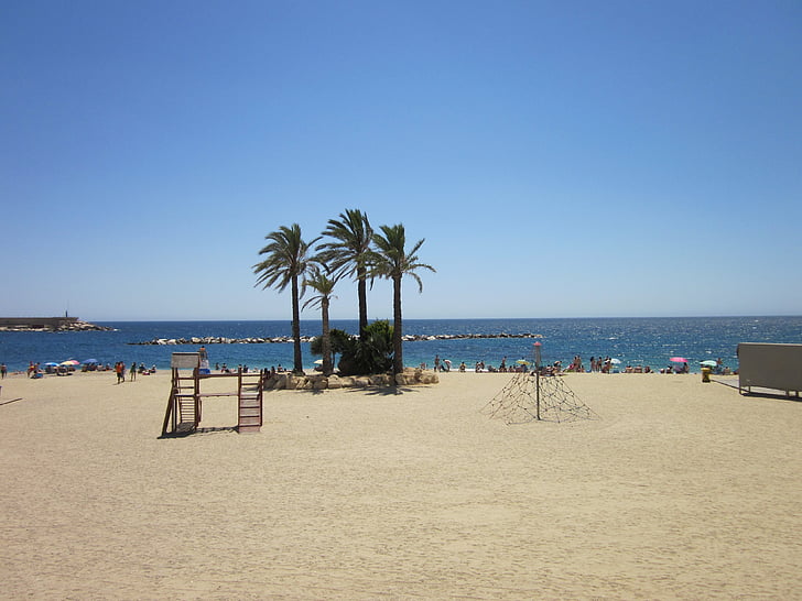 praia, Garrucha, Almeria, céu
