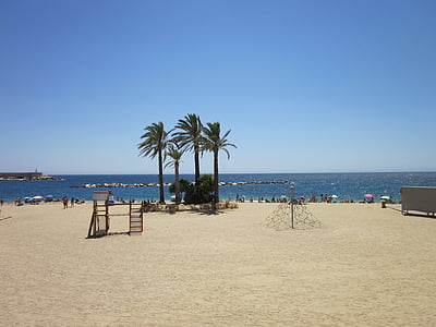 spiaggia, Garrucha, Almeria, cielo