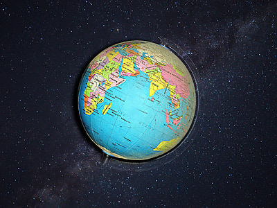 Globe, zem, planéta, kontinenty, Geografia, planéta - priestor, Globe - človek objektu