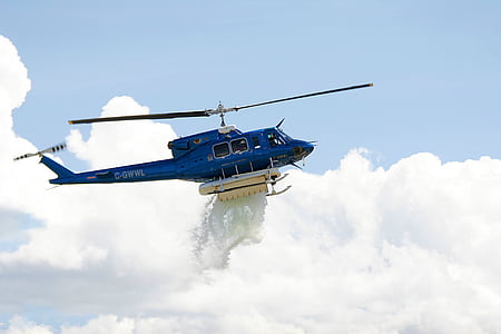 helikopter, repülő, mentési, sürgősségi, Nitrogén tűzoltó telepitések, repülőgép, jármű
