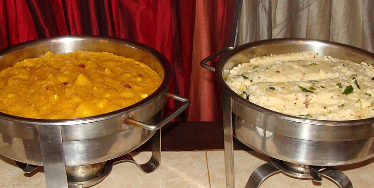 chowchow, cucina, pentola, Halva-upma, alimento indiano del sud, Kodagu, India
