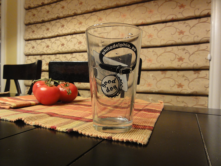 Pinta, alus, stiklo, gėrimas, lentelė, virtuvė, pomidorų
