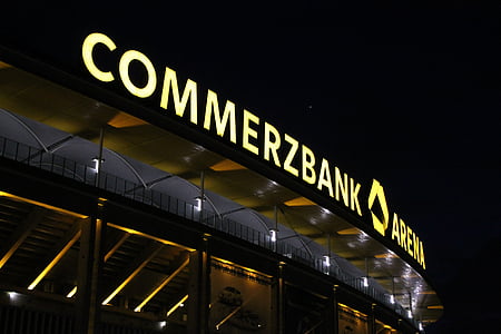 Jalkapallo, Stadium, Frankfurt, Forest stadium, jalkapallostadion, Commerzbank-arena, urheilu