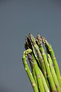 asparagus, hijau, asparagus hijau, Makan, sehat, tanaman, semi semak
