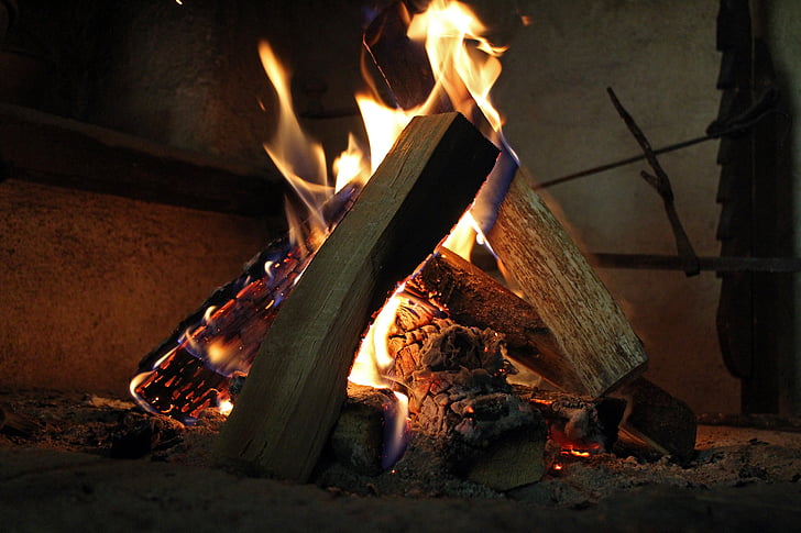 φωτιά ξύλου, φωτιά, ελη, θερμότητας, έγκαυμα, φλόγα, ραδιόφωνο