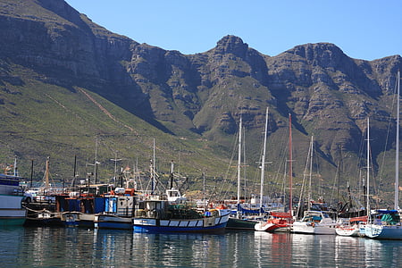 Afrique du Sud, montagnes, voyage, navires, eau