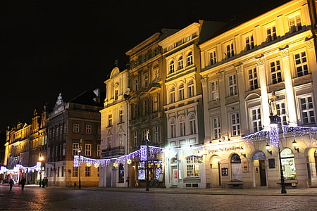 Piazza del mercato vecchio, Poznan, Polonia, Piazza del mercato