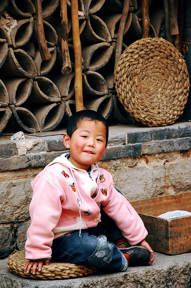 kids, in rural areas, character, cultures, asia, indigenous Culture, people