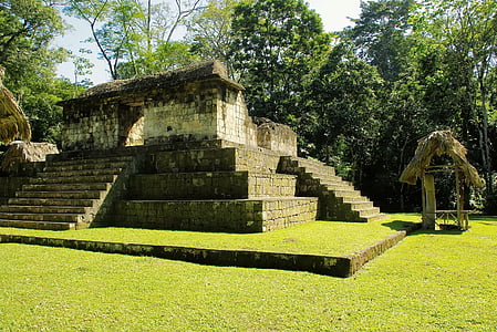 Guatemala, Ceibal, Maya, Piramit, sayaxche, yağmur ormanları, Harabeleri
