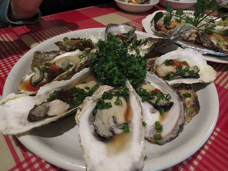 oysters, food, japanese, foods, izakaya, cuisine, meal