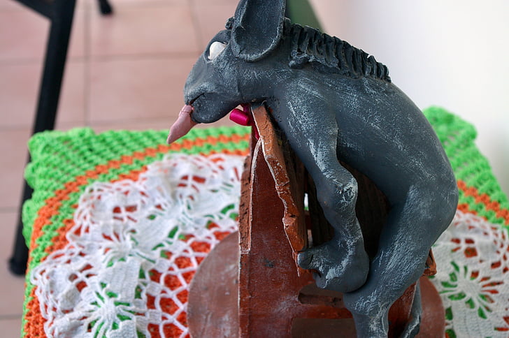 sculpture, donkey, ass, figure, animal, hebrio, animals