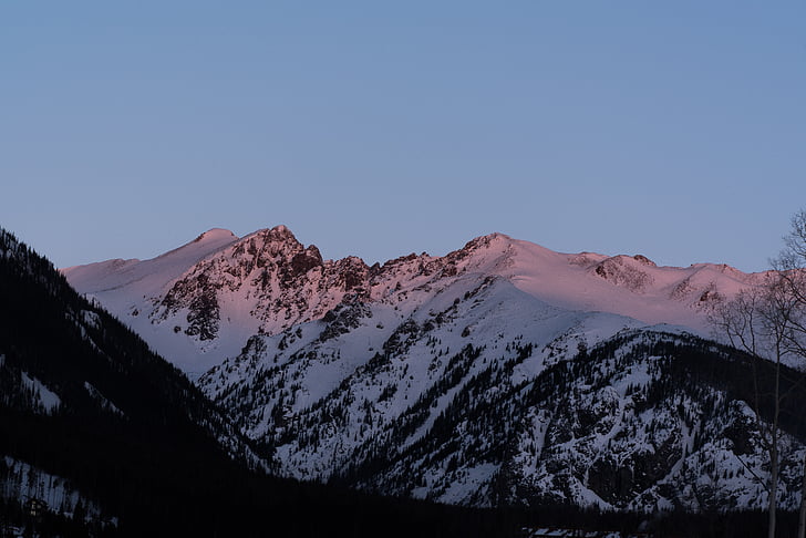 muntanya, neu, ombra, muntanya de neu, Serra, representacions, natura